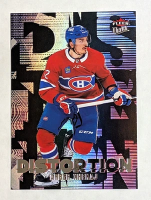 Arber Xhekaj 2023-24 Upper Deck Fleer Ultra Distortion #DS-10 Canadiens Habs - Image 1 of 2