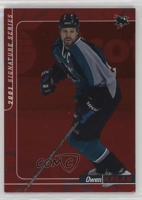 2000-01 ITG Be A Player Signature Series Ruby /200 Owen Nolan #73 - Image 1 of 2