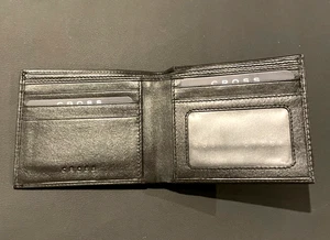 A. T. CROSS BLACK LEATHER BI-FOLD WALLET  (3.75" X 4.5") -NEW OLD STOCK  AC197-1 - Picture 1 of 4