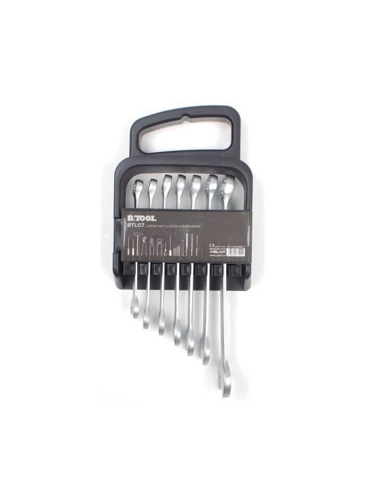 JUEGO LLAVES COMBINADAS LLAVE ABIERTA ESTRELLA BTOOL 7 PIEZAS BTLC7 855006017 - Imagen 1 de 1