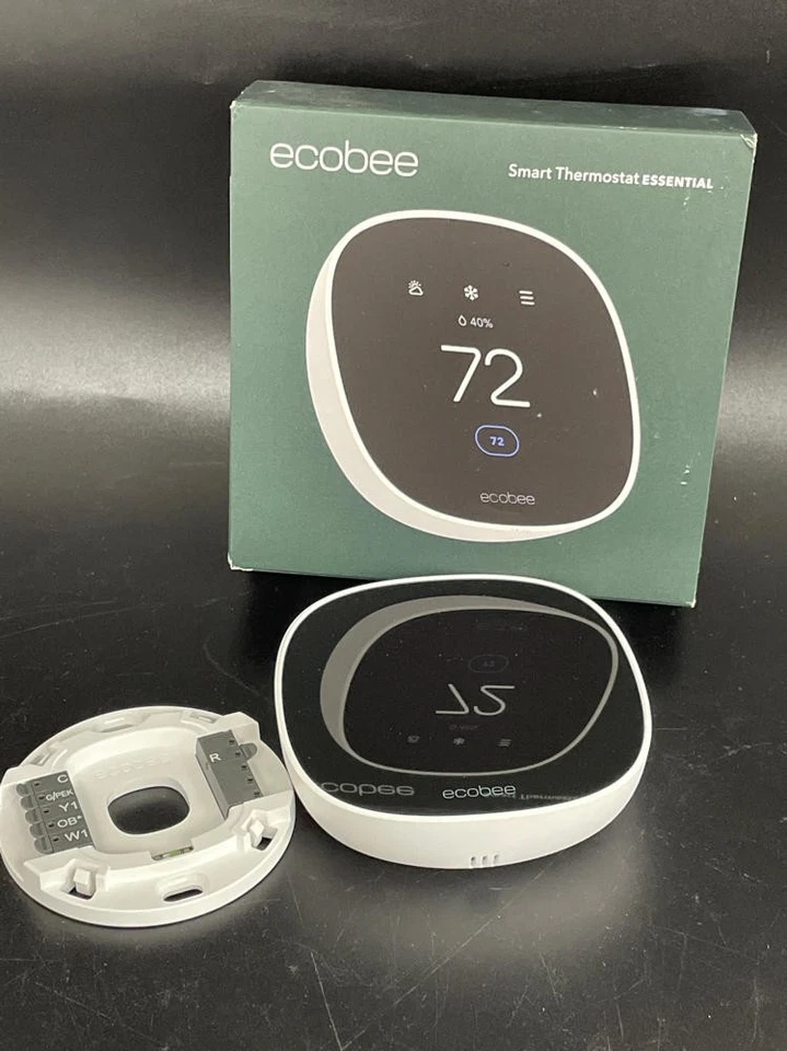 ecobee Smart Thermostat Essential - Energy Star Certified programmable - Image 1 of 4