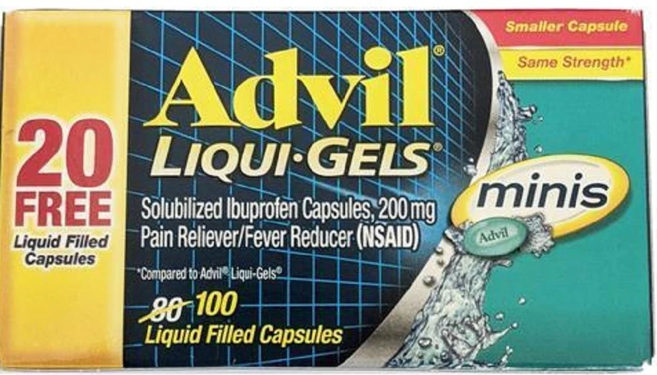 Advil Liqui-Gels Minis Cápsulas 100/cT EXP 8/2027 Foto 1 de 1
