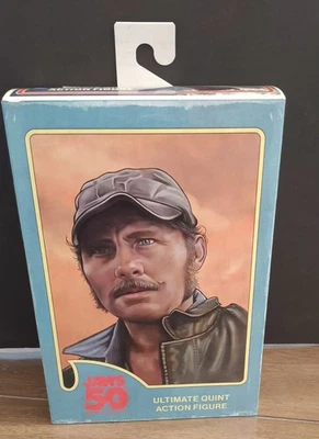 "Figura de acción JAWS 50 aniversario Ultimate Quint 7"" NECA Universal 2025" Foto 1 de 3