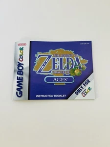 Zelda Oracle of Ages - Auténtico folleto de instrucciones manual a color GameBoy - Imagen 1 de 3