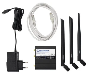 ✨ FULL KIT ✅🚚 Teltonika RUT240 LTE 4G Router Wi-Fi CON PSU E ANTENNE - Picture 1 of 1