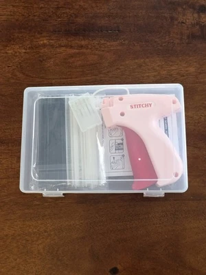 Pistola de etiquetado cosida para ropa edredón dobladillo precio etiqueta puntada ropa rápida Foto 1 de 2