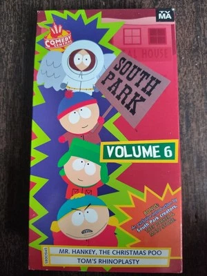 South Park Volume 6 VHS Animated Comedy Trey Parker Rhino Home Video 1998 - Image 1 of 3