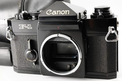 Canon F-1 Early Model 35mm SLR Film Camera Body [MINT w/ Case] From JAPAN #244a - Image 1 of 4