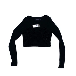 MinkPink Women's Top S Black 100% Polyester - Picture 1 of 4