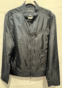John Varvatos Collection Herren Blau Racer Jacke Zip Front Windbreaker Gr. 50 - Bild 1 von 12