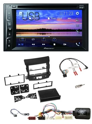 Pioneer Bluetooth 2DIN USB DVD DAB Lenkrad Autoradio für Mitsubishi Outlander 20 - Bild 1 von 4