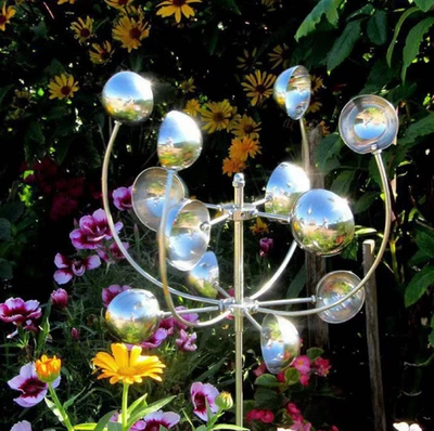 Metall Windmühle Garten Magische Wind Spinner & Einzigartiges Windrad - Bild 1 von 3