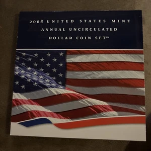 2008 United States Annual Uncirculated Dollar Coin Set - Picture 1 of 6