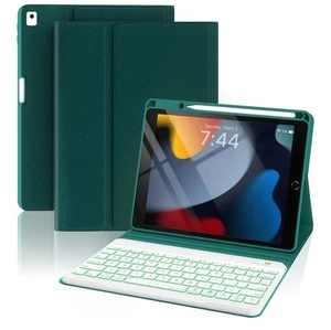 Funda iPad 10.2/Air 3/Pro 10.5 con Teclado Retroiluminado y Soporte para Lápices, Bluetooth - Imagen 1 de 7