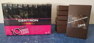 VTG • VHS Empty Hard Cases Lot Of 17 • Excellent Condition! - Picture 1 of 1