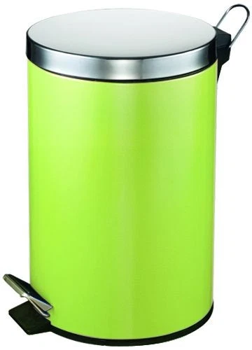 Tretabfalleimer 12 l grün Abfalleimer Kosmetikeimer Treteimer Mülleimer - Bild 1 von 1