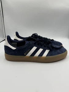 Adidas Gazelle Adv Navy Blue White Gum Shoes Men's H04905 Size 10 - Picture 1 of 13