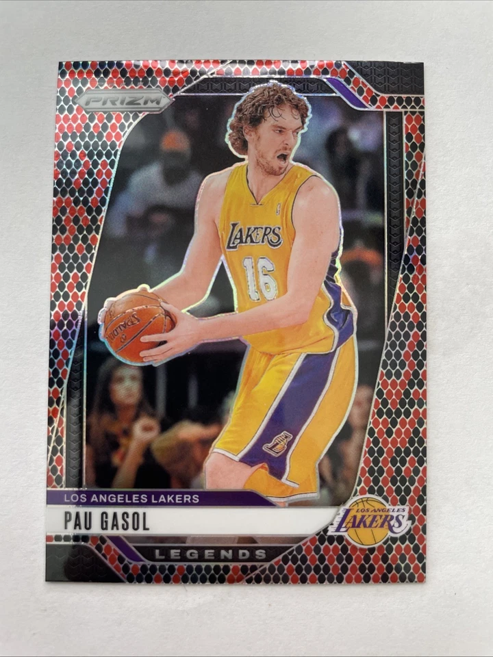 PAU GASOL 2024-25 PANINI PRIZM LEGENDS PIEL DE SERPIENTE LAKERS SSP #281 Foto 1 de 2