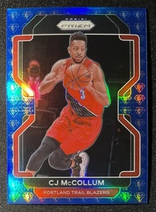 2021-22 PANINI PRIZM NBA 75TH BLUE DIAMOND SP - C.J. McCollum #22 Pelicans SSP - Picture 1 of 2