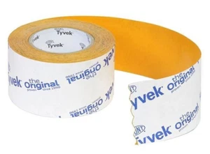 DuPont Tyvek acrylic single sided tape 75mm x 25m. D15227805 - Picture 1 of 6