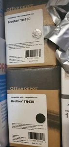 Cartucho de tóner láser Brother TN430 Office Depot Office Depot juego sellado de 2 - Imagen 1 de 1