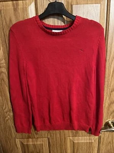 Tommy Bahama Red Knit Crewneck Sweater Size Youth L 14-16 - Picture 1 of 4