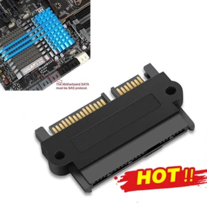 NEW SFF~8482 SAS To SATA 22 Pin Angle 180-Degree-Hard Card Converte Adapter--- - Afbeelding 1 van 5