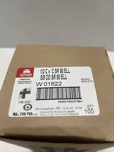 MUELLER ( STREAMLINE ) 1/2"C X C SR 90 ELL 5/8 OD SR 90 ELBOW, W01622 - Picture 1 of 4