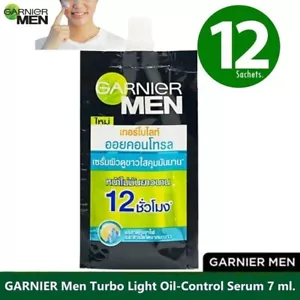 Garnier Uomo Turbo Olio Luce Controllo Lucentezza Siero Sbiancante Crema x12 pz. - Foto 1 di 5