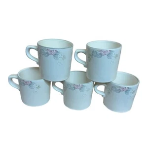 Vintage Pfaltzgraff Wyndham Steinzeug 5er Set Kaffee, Teetassen Made in USA - Bild 1 von 4