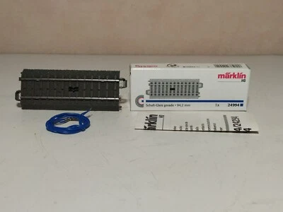 Märklin HO - 24994 - Binario C dritto commutazione da 94,2, BOX nuovo - Immagine 1 di 2