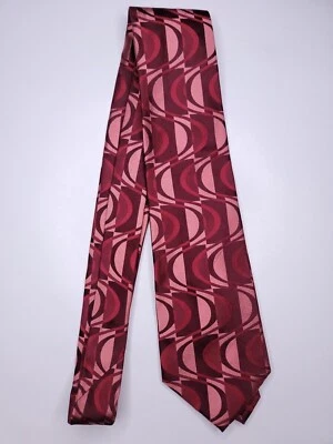 Мужской официальный галстук Arrow 58 дюймов Lx3,75 дюйма с красным/розовым галстуком - Изображение 1 из 4