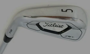 Left Handed Titleist AP3 718 5 Iron Stiff Steel Shaft Golf Pride Grip - Picture 1 of 4