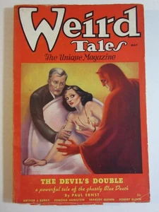 Weird Tales v. 27 #5, Mai 1936 sehr guter Zustand Brundage Doctor Satan Cover Art! - Bild 1 von 5