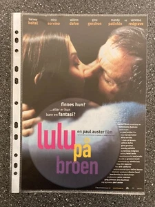 Lulu on the Bridge Harvey Keitel, Richard Edson 1998 Norwegian Press Release - Picture 1 of 2