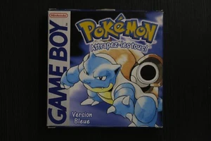 Pokémon Version Bleue Game Boy Complet PAL FR GB color advance GBC GBA - Picture 1 of 7