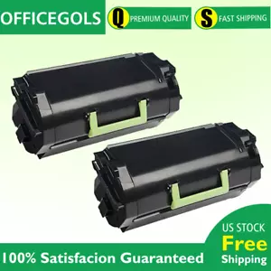 2x HY Toner Cartridge for Lexmark 521 52D1000 MS810N MS810DN MS810DE MS810DTN - Picture 1 of 1
