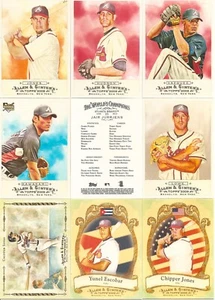 2009 Topps A&G Allen & Ginter Atlanta Braves Complete Team Set w/ NP AGHS (15) - Picture 1 of 1