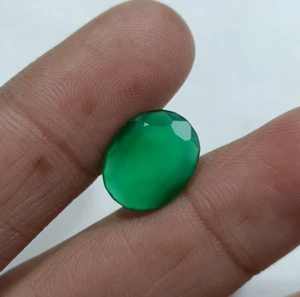 Green Onyx Loose Faceted Stones Green Onyx Amazing Cut and Quality Gemstone - Picture 1 of 7