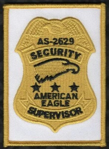 👀👌  American Eagle Security SUPERVISOR Security Officer Patch  - Picture 1 of 2