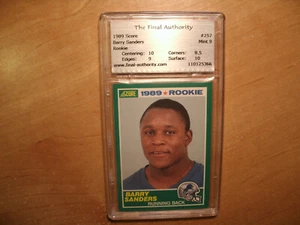 Barry Sanders Rookie Card #257 - Mint 9 - Picture 1 of 3