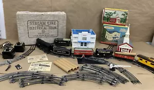 Vintage Marx Stream Line Steam Type Train Set 5622 In Box W/ Buildings & Tracks - Picture 1 of 24