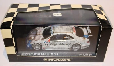 Minichamps 1/43 Mercedes CLK купе DTM 2001 команды Persson Th Jaeger 400 013714 - Изображение 1 из 4
