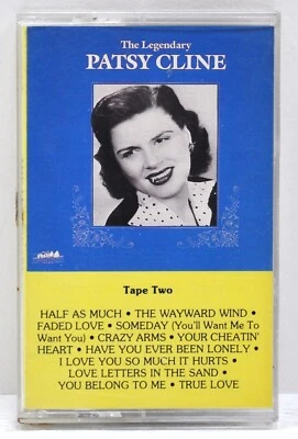 PATSY CLINE  "The Legendary Patsy Cline - Tape Two"  1990 Cassette  MSC2 35203 - Image 1 of 4