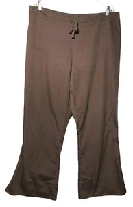 Cherokee Womens Scrub Pants Size Large Brown - Picture 1 of 1