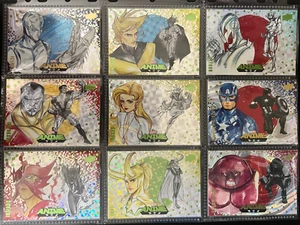 Marvel 2020 Upper Deck Anime 106 Card Lot Japanese - Zdjęcie 1 z 14