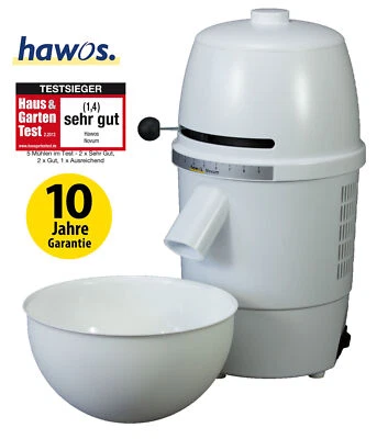 Hawos Getreidemühle Novum Kornmühle Testsieger für moderne Küchen - Weiß - Bild 1 von 3
