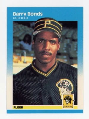 Fleer Baseball 1987 #604 Barry Bonds novato radiocontrol Pirates Giants Foto 1 de 2