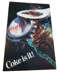 Opening A Coca-Cola Glass Bottle Opener Coke Postcard NEW UNPOSTED - Picture 1 of 2