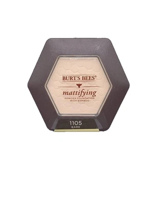 Burt's Bees 100% Natural Origin Mattifying Powder Foundation 1105 Bare - Image 1 of 3